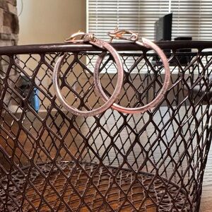 Elegant Silver Hoop Earrings